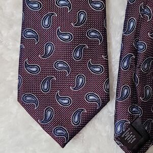 Black Brown 1826 Silk Tie 63" long‎ 3.25" wide